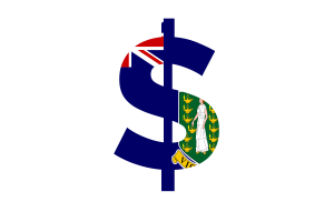 British Virgin Islands Currency icon flag