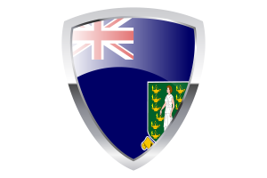 British Virgin Islands Shield Flag flag