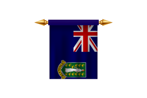 British Virgin Islands Emblem flag