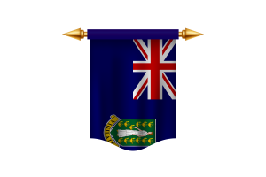 British Virgin Islands Flag Royal Banner flag
