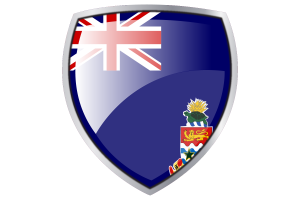 Kaimaninseln Flagge Couche Wappen flag