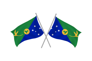 Christmas Island Waving Friendship Flag flag