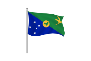 Christmas Island Flag Clipart flag