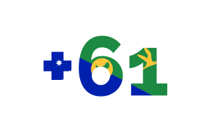 Christmas Island Calling Code flag