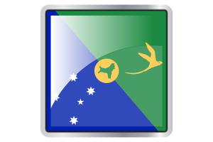 Christmas Island Flag Square icon flag