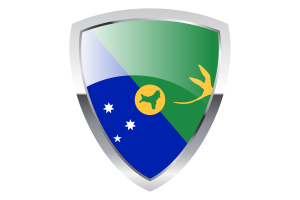 Christmas Island Shield Flag flag