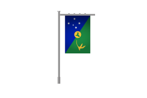 3d Christmas Island Standing Flag flag