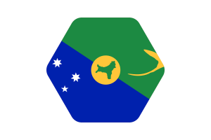 Christmas Island Flag Vector Illustration flag