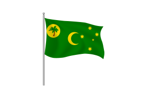 Cocos (Keeling) Islands Flag Clipart flag