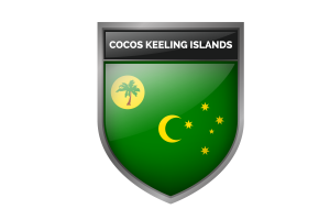 Cocos (Keeling) Islands Flag  flag