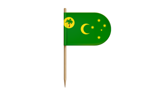 Cocos (Keeling) Islands Flag for Desk, Table flag