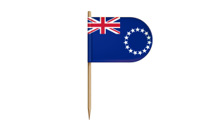 Cook Islands Flag for Desk, Table flag