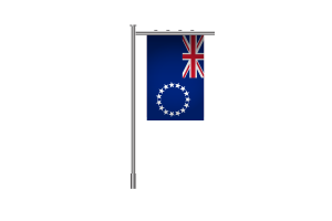 3d Cook Islands Standing Flag flag