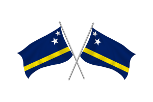 Curaçao Waving Friendship Flag flag