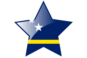Curaçao Flag Star Icon flag