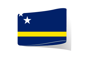 Curaçao Flag Illustration Clipart flag