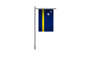 3d Curaçao Standing Flag flag