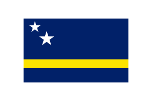 Curaçao Flag Triangle Vector Illustration flag
