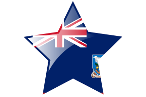 Falkland Islands Flag Star Icon flag