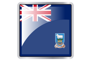 Falkland Islands Flag Square icon flag
