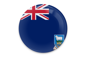 Falkland Islands Flag Vector Art flag