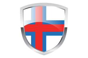 Clipart della bandiera nazionale delle Isole Faroe flag