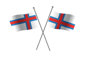 Bandiera dell'amicizia delle Isole Faroe flag