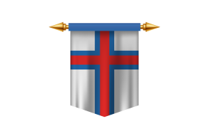 Emblema delle Isole Faroe flag