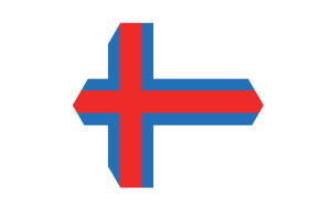 Bandiera delle Isole Faroe vettoriale gratuito | SVG e PNG flag