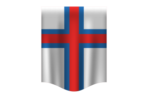 Bandiera delle Isole Faroe banner flag