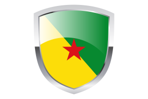 National Flag of French Guiana Clipart flag