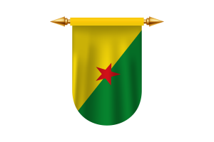 French Guiana Flag Emblem Vector Images flag