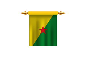 French Guiana Emblem flag