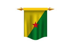 French Guiana Flag Royal Banner flag