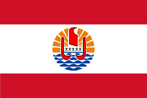 Drapeau de la Polynésie française flag
