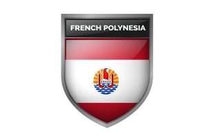 Drapeau de la Polynésie française flag