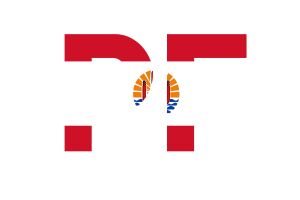 Code pays de la Polynésie française flag