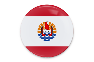 Art vectoriel du drapeau de la Polynésie française flag