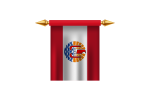 Emblème de la Polynésie française flag