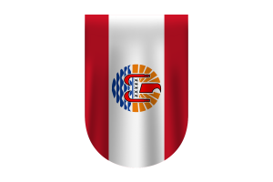 Drapeau de la Polynésie française vectoriel gratuit à télécharger (SVG, PNG) flag