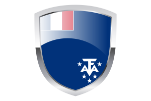 Clipart du drapeau national des Terres australes et antarctiques françaises flag