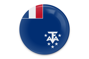 Art vectoriel du drapeau des Terres australes et antarctiques françaises flag