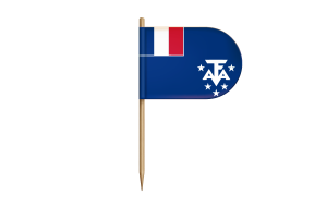 Drapeau des Terres australes et antarctiques françaises pour bureau, table flag