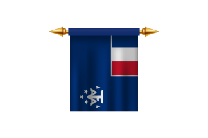 Émblème des Terres australes et antarctiques françaises flag