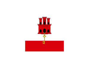 Gibraltar Flag (Download SVG, PNG) flag