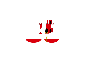 Gibraltar Calling Code flag