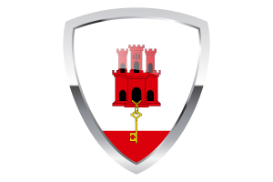Gibraltar Shield Flag flag