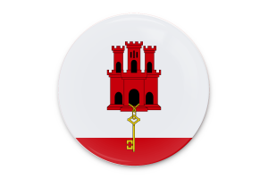 Gibraltar Flag Vector Art flag