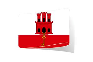 Gibraltar Flag Illustration Clipart flag