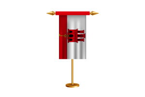Gibraltar Ceremonial Flag Vector Free flag